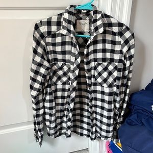Black and white flannel